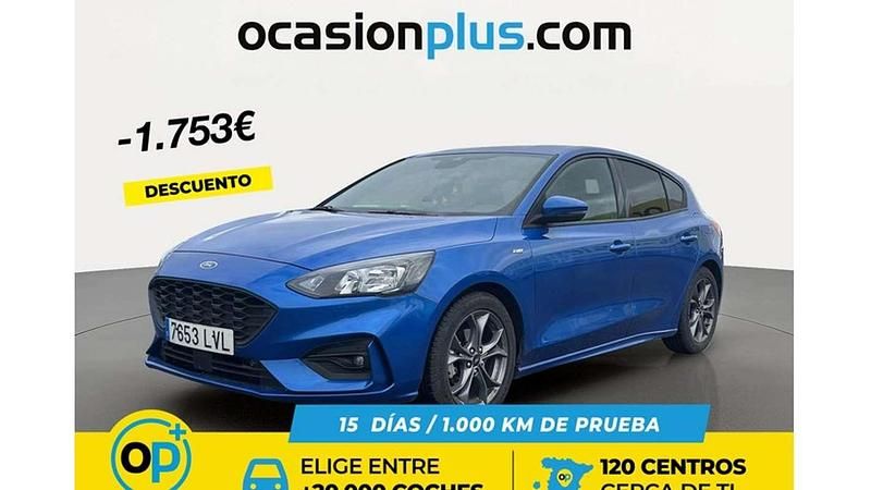 Usado Ford Focus ST-Line 125 CV (91 kW) 2021 Azul Utilitario