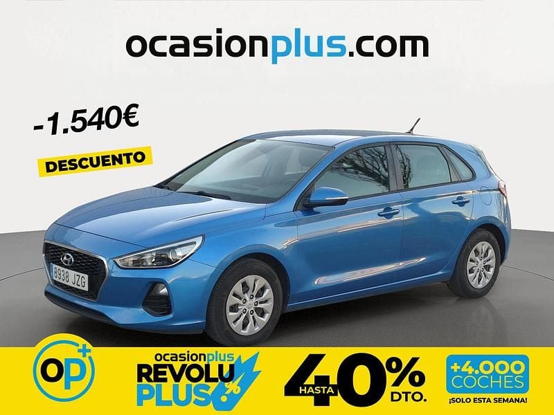 Usado Hyundai i30 120 CV (88 kW) 2017 Azul
