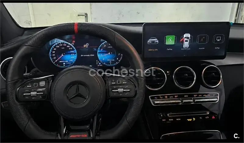 Usado Mercedes GLC220 170 CV (125 kW) 2018 Negro SUV