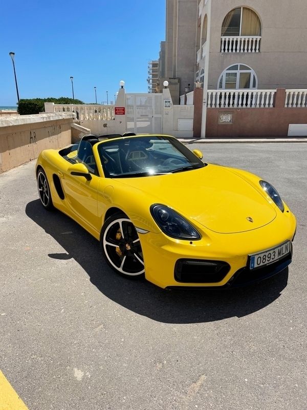 Amarillo metalico Usado 2013 Porsche Boxster Descapotable | 65.850 € - Imagen 1/4