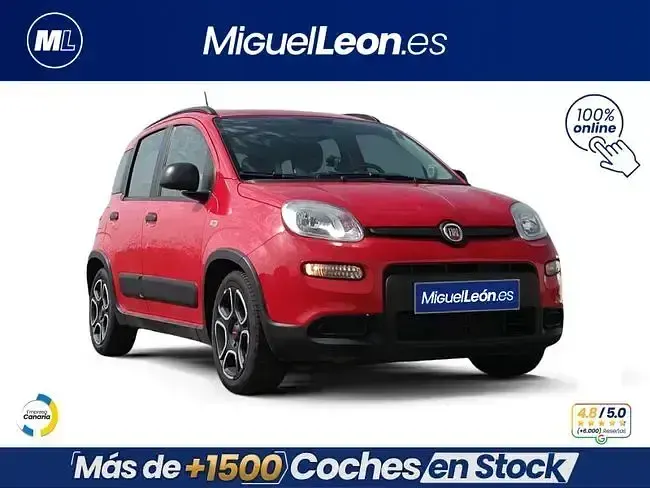 Usado Fiat Panda 70 CV (51 kW) 2022 Rojo Utilitario