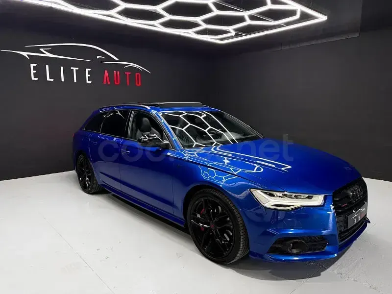 Usado Audi A6 Competition 326 CV (239 kW) 2015 Azul Familiar