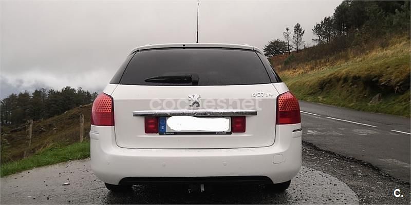 Usado Peugeot 407 Business-Line 110 CV (80 kW) 2010 Blanco Familiar