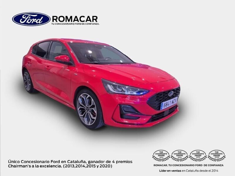 Rojo Nuevo 2025 Ford Focus ST-Line X Berlina | 25.995 € (Un poco caro) - Imagen 1/4