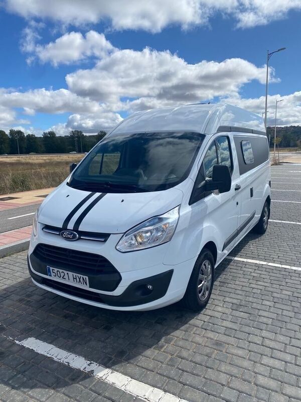 Usado Ford Transit Custom Ambiente 125 CV (91 kW) 2014 Blanco Van