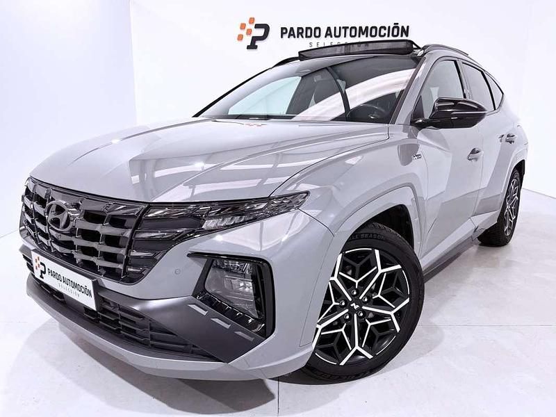 Usado Hyundai Tucson N Line 136 CV (100 kW) 2022 Gris SUV