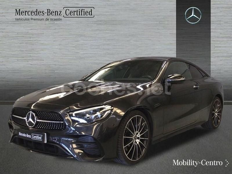 Gris selenita Usado 2022 Mercedes E220 AMG line Coupe | 42.900 € (Precio justo) - Imagen 1/4