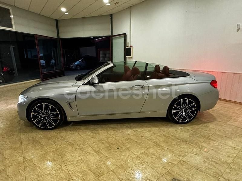 Gris / plata Usado 2016 BMW 420 Sport Line Descapotable | 19.999 € (Precio justo) - Imagen 1/4