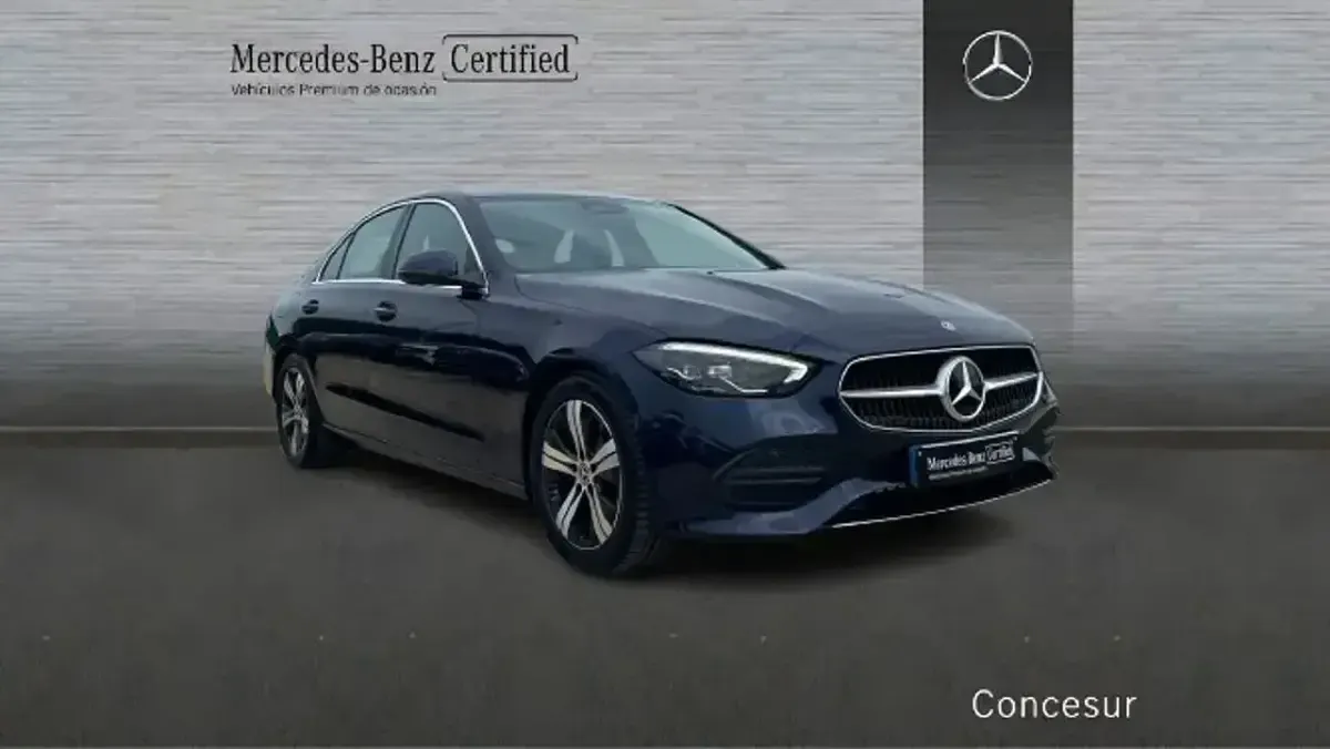 Usado Mercedes C200 163 CV (119 kW) 2022 Azul Berlina