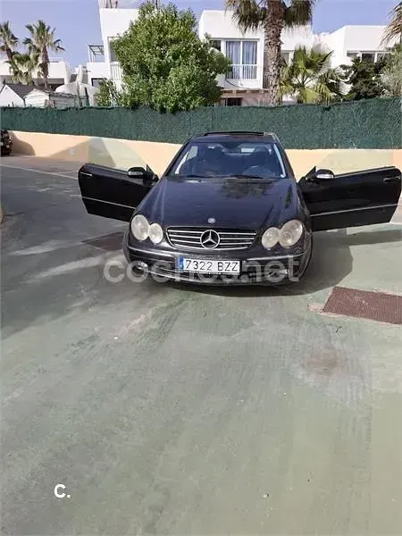 Occasion Mercedes CLK500 Elegance 306 PK (225 kW) 2002 Zwart Coupé