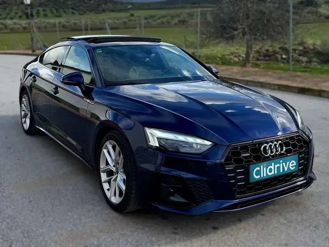 Usado Audi A5 Sportback Premium 204 CV (150 kW) 2021 Azul Utilitario