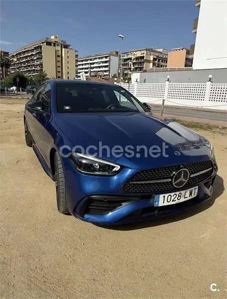 Usado Mercedes C200 184 CV (135 kW) 2022 Azul Berlina