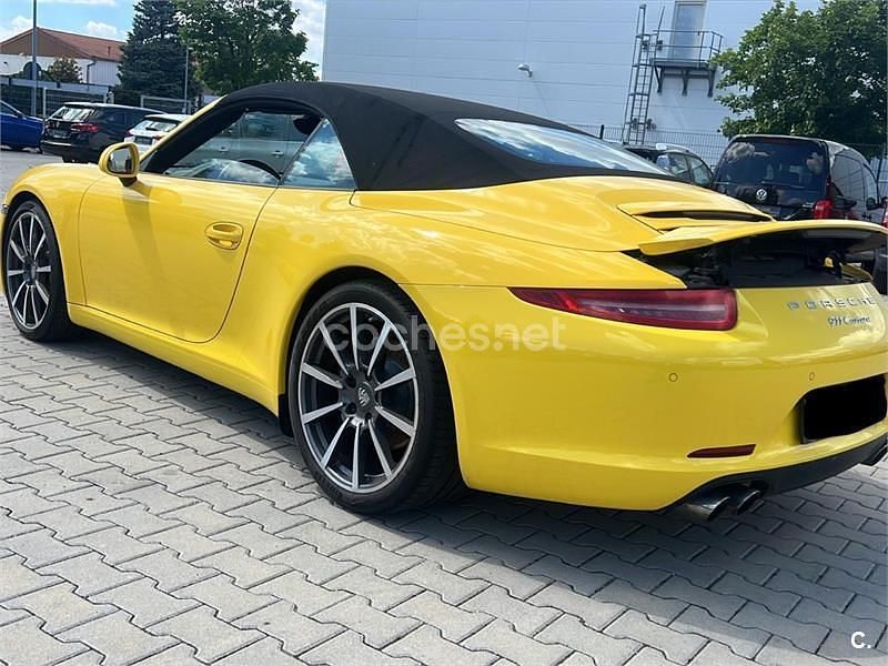Usado Porsche 911 Carrera Cabriolet 350 CV (257 kW) 2012 Amarillo Descapotable