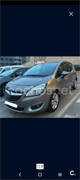 Gris / plata Usado 2016 Opel Meriva Selective Monovolumen | 8995 € (Precio justo) - Imagen 1/4