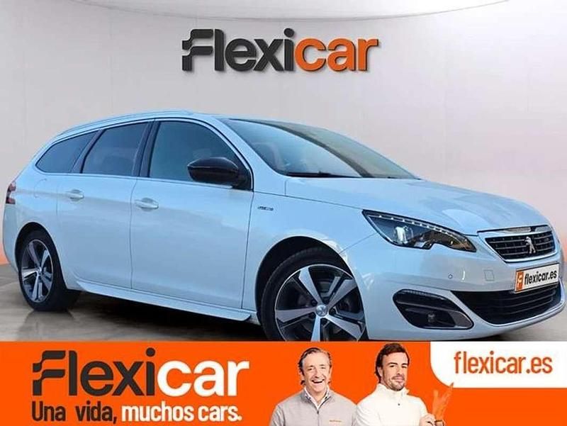 Blanco Usado 2017 Peugeot 308 GT-line Familiar | 10.890 € (Precio justo) - Imagen 1/4