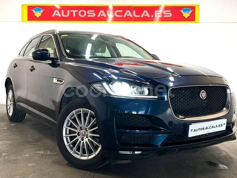 Usado Jaguar F-Pace Portfolio 180 CV (132 kW) 2018 Azul SUV