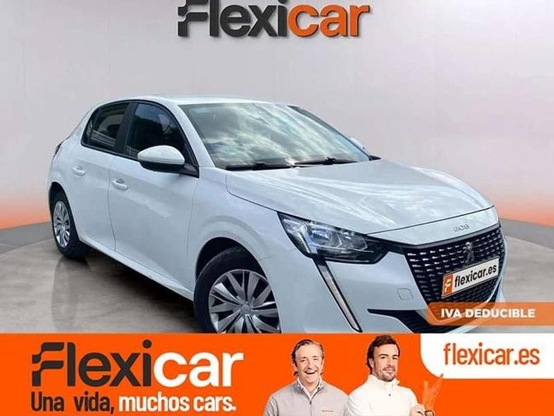 Blanco Usado 2021 Peugeot 208 Active Utilitario | 11.290 € (Buen precio) - Imagen 1/4