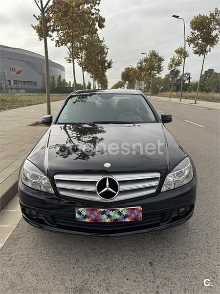 Negro Usado 2009 Mercedes C200 Berlina | 7900 € (Precio justo) - Imagen 1/4