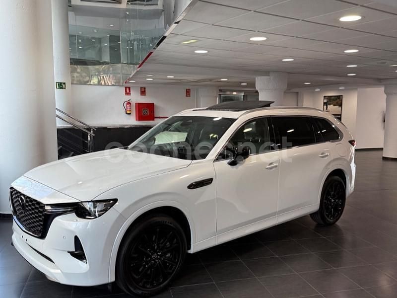 Blanco Nuevo 2025 Mazda CX-80 Homura-Line SUV | 57.990 € (Precio justo) - Imagen 1/4