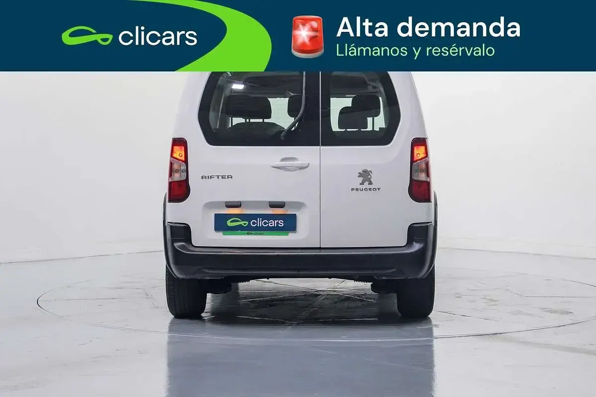 Brugt Peugeot Rifter Active 102 HK (75 kW) 2021 Hvid MPV