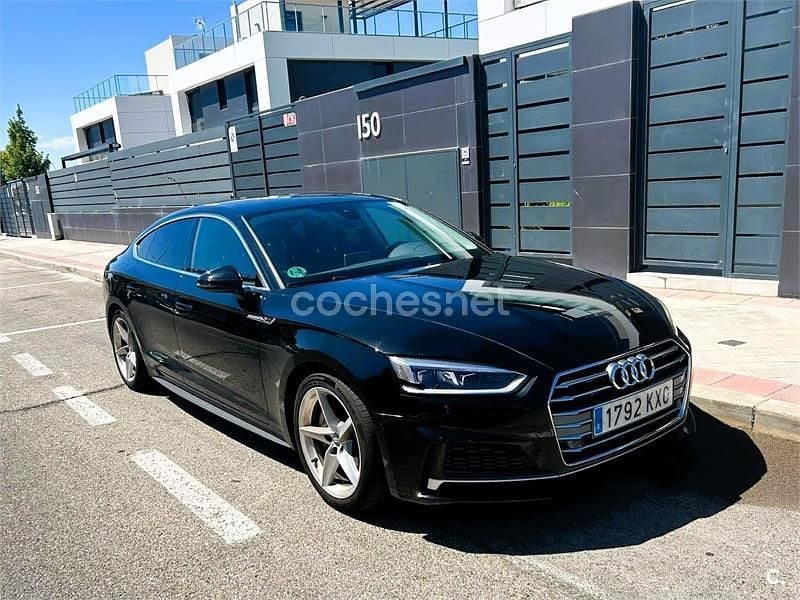 Usado Audi A5 Sportback 190 CV (139 kW) 2019 Negro Utilitario