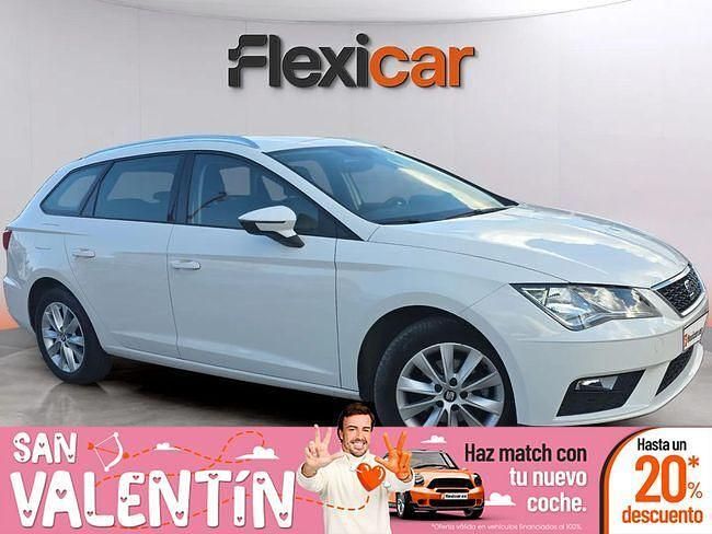 Usado Seat Leon Style 110 CV (80 kW) 2017 Blanco Berlina