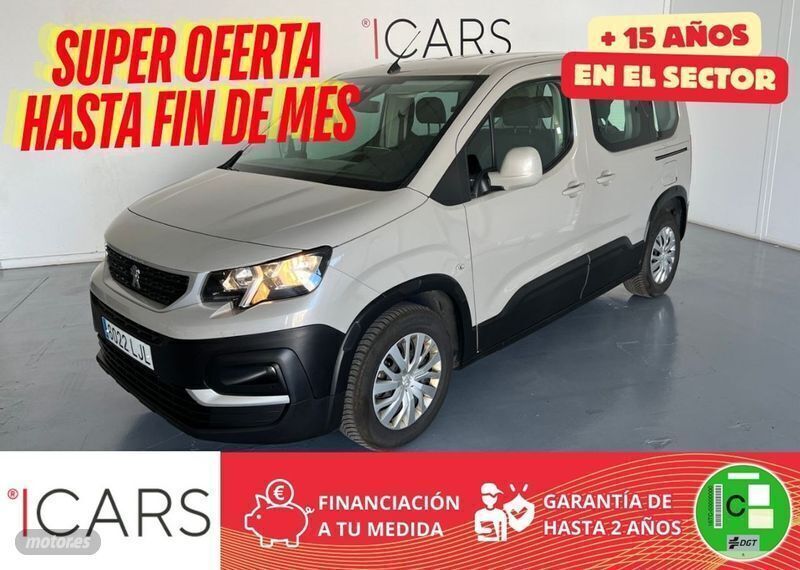 Usado Peugeot Rifter Active 99 CV (72 kW) 2020 Beige Monovolumen