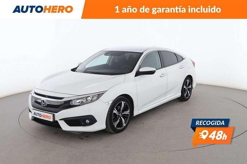 Blanco Usado 2018 Honda Civic Elegance Berlina | 21.099 € (Buen precio) - Imagen 1/3