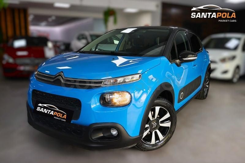Usado Citroën C3 Shine 99 CV (72 kW) 2019 Azul Utilitario