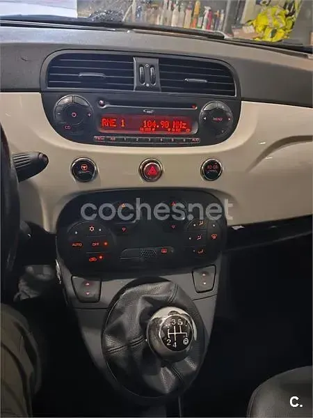 Usado Fiat 500 Lounge 75 CV (55 kW) 2010 Blanco Berlina
