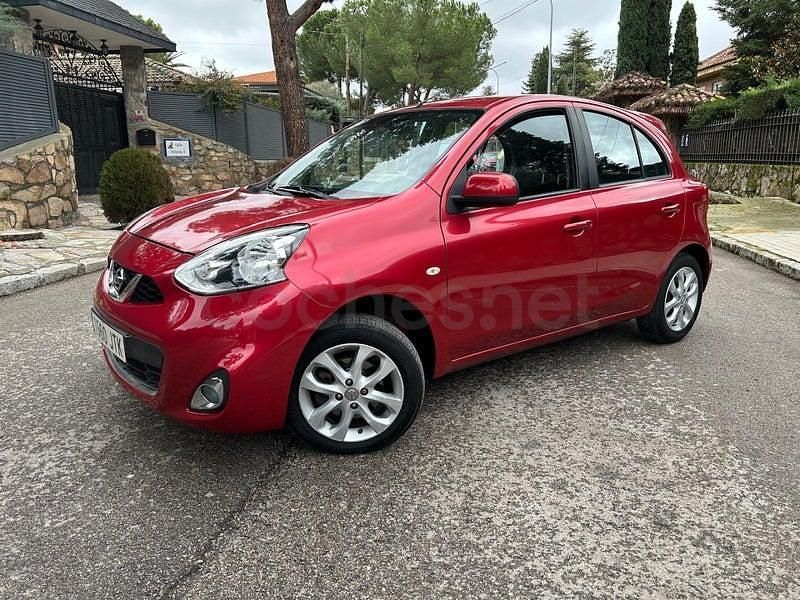 Granate Usado 2016 Nissan Micra Acenta Berlina | 6990 € (Precio justo) - Imagen 1/4