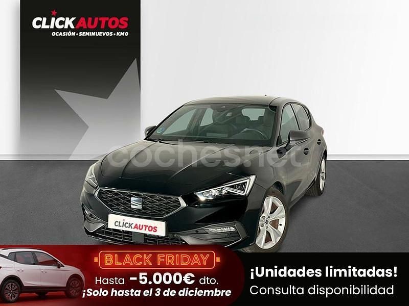 Negro Usado 2024 Seat Leon FR Berlina | 22.400 € (Buen precio) - Imagen 1/4
