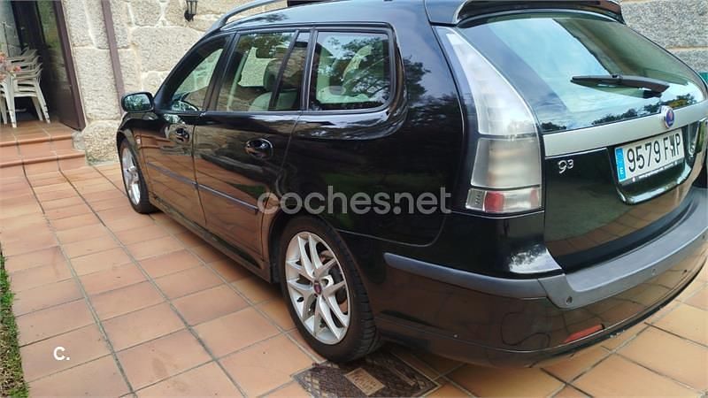 Usado Saab 9-3 Vector 150 CV (110 kW) 2007 Negro Utilitario