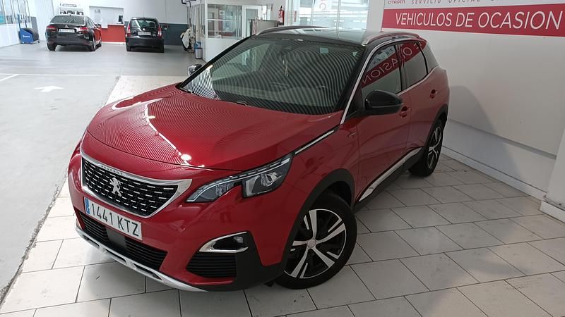 Usado Peugeot 3008 GT-line 130 CV (95 kW) 2019 Granate SUV