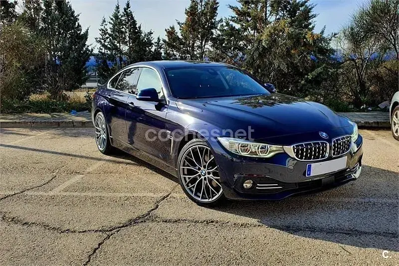 Usado BMW 420 190 CV (139 kW) 2016 Azul Coupe