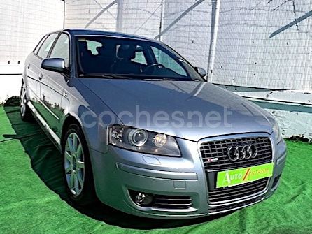 Gris / plata Usado 2007 Audi A3 Sportback Ambiente Berlina | 8200 € (Precio justo) - Imagen 1/4