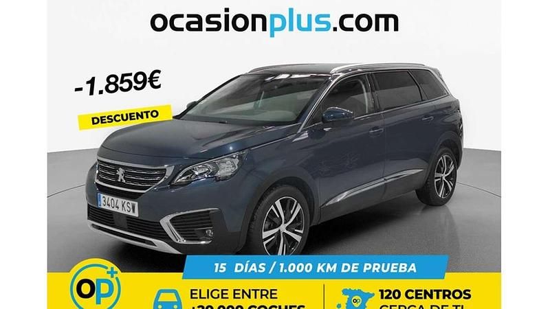Usado Peugeot 5008 Allure 131 CV (96 kW) 2019 Azul SUV