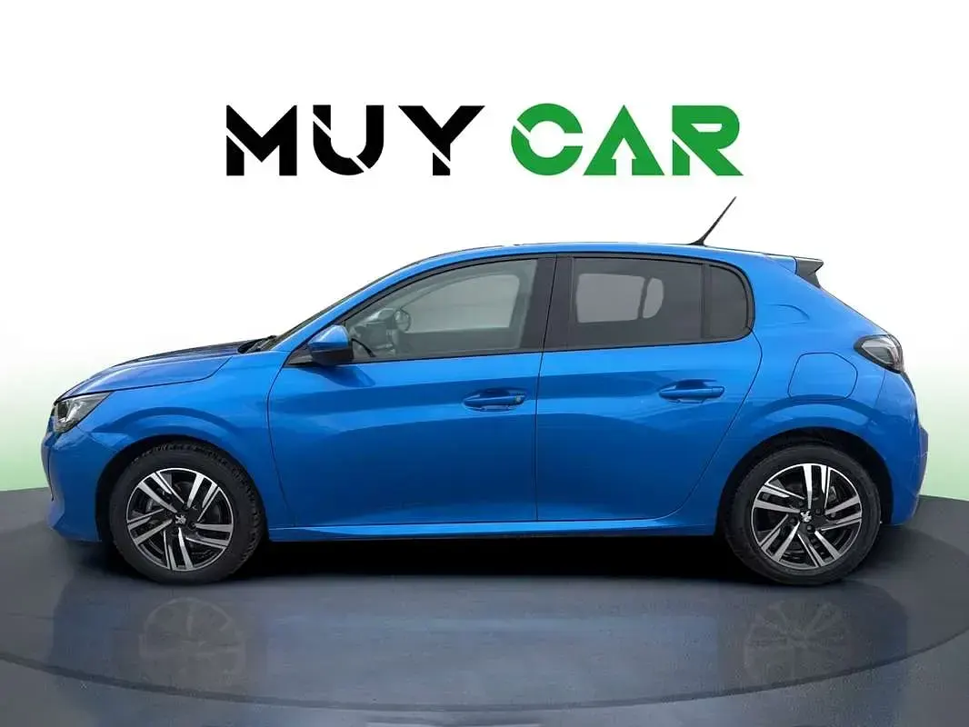 Usado Peugeot 208 Allure 102 CV (75 kW) 2021 Azul Utilitario