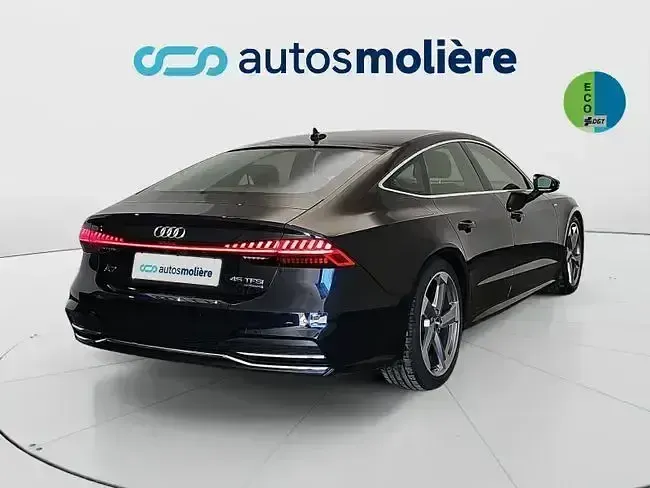 Usado Audi A7 Ambiente 245 CV (180 kW) 2021 Azul Berlina