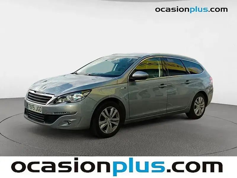 Gris Usado 2015 Peugeot 308 Style Familiar | 8850 € (Precio justo) - Imagen 1/4