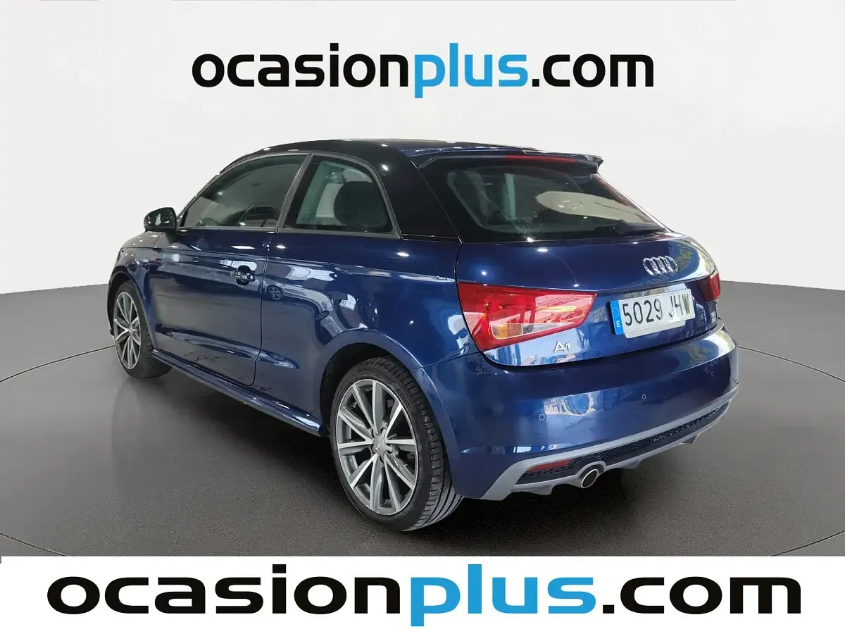 Usado Audi A1 S-Line 90 CV (66 kW) 2015 Azul Utilitario