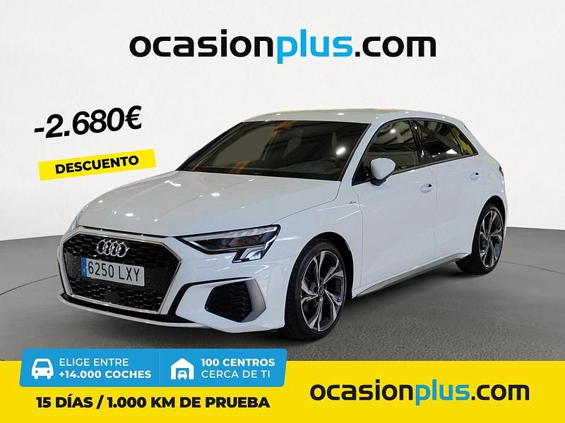 Blanco Usado 2022 Audi A3 S-Line | 28.450 € (Caro) - Imagen 1/4
