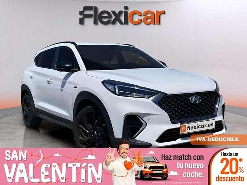 Usado Hyundai Tucson N Line 136 CV (100 kW) 2020 Blanco SUV