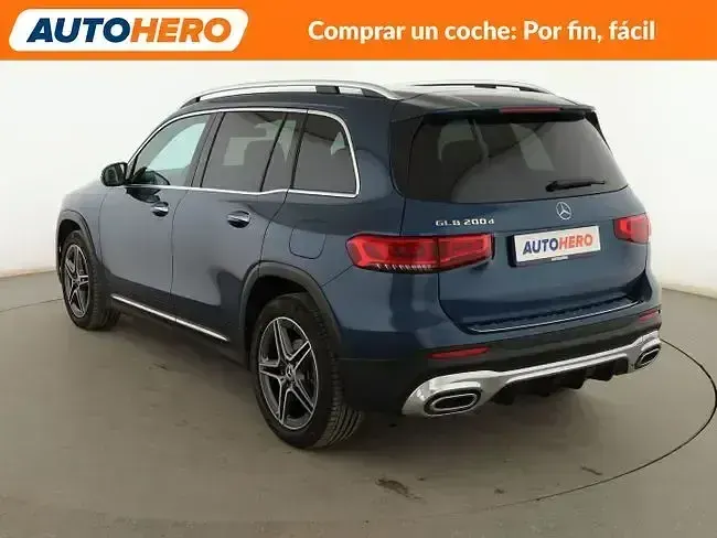 Usado Mercedes GLB200 AMG line 150 CV (110 kW) 2022 Azul SUV