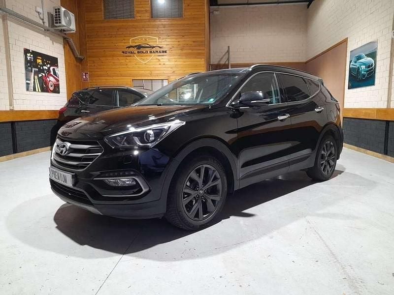 Negro Usado 2017 Hyundai Santa Fe SUV | 19.490 € (Super precio) - Imagen 1/4