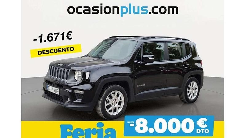 Negro Usado 2023 Jeep Renegade Limited SUV | 16.719 € (Precio justo) - Imagen 1/4
