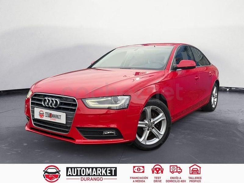 Usado Audi A4 120 CV (88 kW) 2014 Rojo Berlina