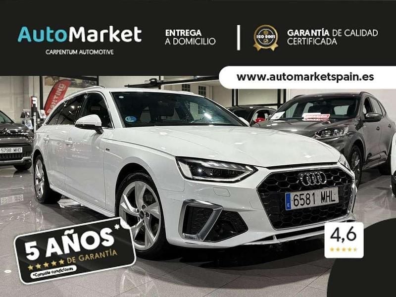 Blanco Usado 2023 Audi A4 S-Line Familiar | 27.800 € (Buen precio) - Imagen 1/4