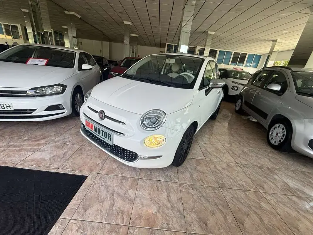 Usado Fiat 500 Lounge 69 CV (50 kW) 2018 Blanco Utilitario
