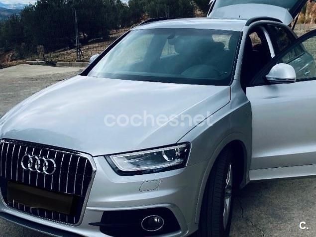 Usado Audi Q3 S-Line 140 CV (102 kW) 2013 Gris / plata SUV